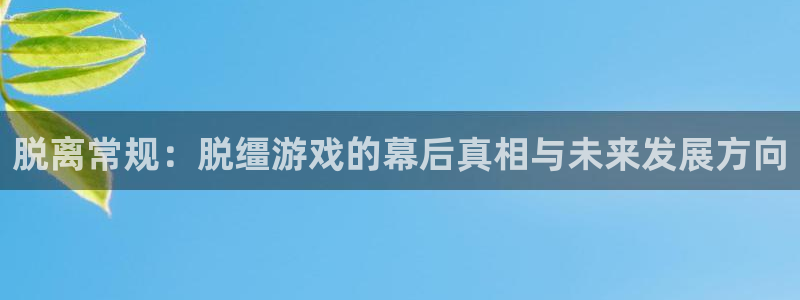 杜邦娱乐官方注册登录：脱离常规：脱缰游戏的幕后真相与未来发展